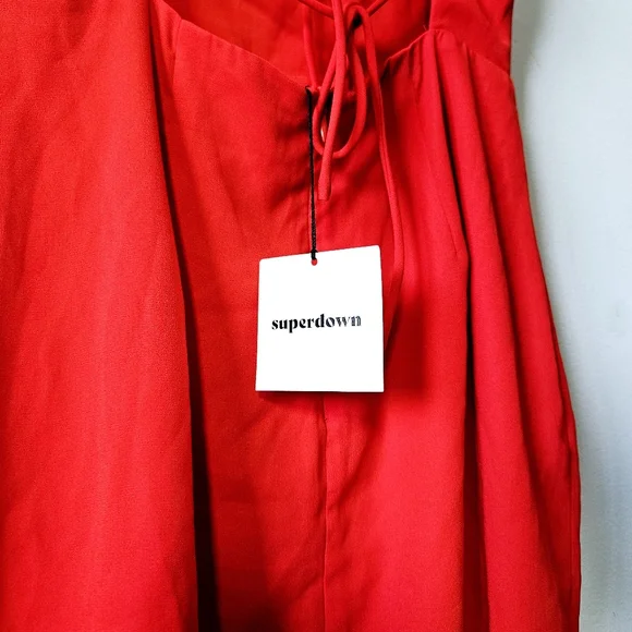 superdown Red Backless Dress - Picture 5 of 6